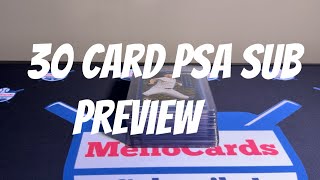 30 Card PSA Submission Preview! Skenes, Merrill, Ohtani \u0026 More!!!