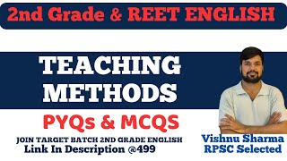 Teaching Methods | Methods of Teaching English | Direct Method | Structural | Rpsc 2nd Grade English