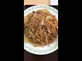 平川市大十食堂ミニ中華焼きそばセット。