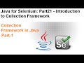 Java for Selenium | Part21 | What is Collection Framework In Java?