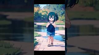 蛙吹梅雨が年をとる(全身)/Tsuyu Asui grows old(full body) #僕のヒーローアカデミア #myheroacademia #anime #ai