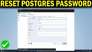 How To FIx Forgot Postgres Password. Reset Postgres Password in PgAdmin4