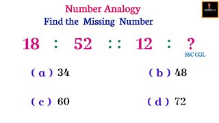 SSC GD/CGL // Analogy reasoning #ssc #cgl #reasoning #analogy #gd #maths #shorts #shots