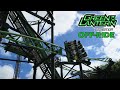 Green Lantern Coaster Off-Ride Footage, Warner Bros. Movie World S&S El Loco | Non-Copyright