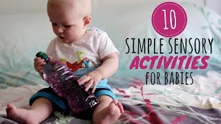 10 Simple Sensory Activities for Babies | DIY Baby Entertainment