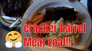 Cracker Barrel Copy Cat Meatloaf