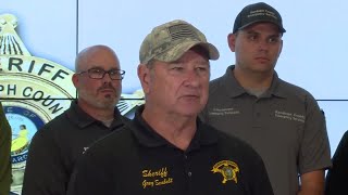 Randolph County Sheriff Gregory Seabolt gives update after missing 7-year-old Liam King found dea...