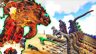 熱核ゴジラン VS Mod恐竜  | ARK Mod Battle Ep.363