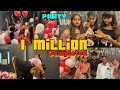 Celebration of 1 million subscribers #vlog #fun #1million #support #love