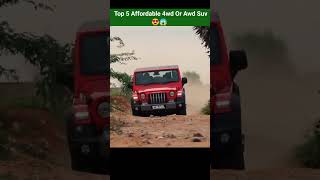 Top 5 Most Affordable 4WD and AWD Cars in India 2022 😍😱