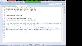 Selenium Webdriver Traning Class Part 2