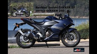 So cheap! Suzuki GIXXER 250 Review. We ride SF sportsbike and GIXXER 250 nakedbike. So, which one?