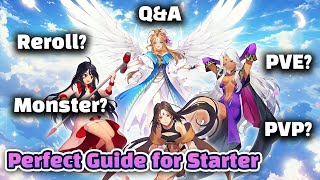 Reroll? PVE? - Perfect Beginner Guide for Oh My Goddess Starter Newbie [Summoners War Chronicles]