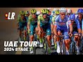 Chaos On The First Day | UAE Tour 2024 Stage 1 | Lanterne Rouge Cycling Podcast