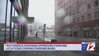 Providence adds snow ban parking locations