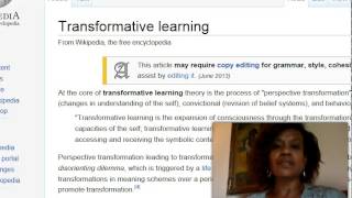 Professor J's Introduction to Transformative Learning