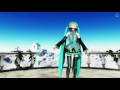 【4k 60fps】【mmd】【初音ミク10ｔｈ】　君をのせて feat 初音ミク　 　carrying you　feat：hatsune　miku　