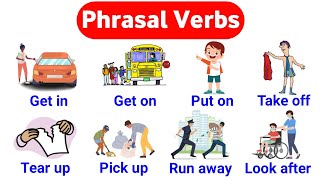 English Vocabulary : Phrasal verbs | phrasal verbs with sentences | listen and practice