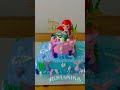 Mermaid theme cake for my Friend’s daughter’s bday #cakes #trending #viral #shortsvideo #ytshorts