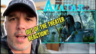 AVATAR: THE WAY OF WATER Out of the Theater Reaction!