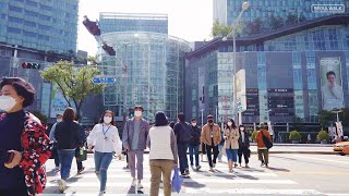 Walk around  Yeongdeungpo station in Seoul 점심시간 영등포 걷기