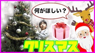 兄弟けんか連発！サンタさんからのプレゼント欲しいもの紹介\u0026巨大クリスマスツリーを作ったよ❤︎ 家族Vlog