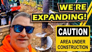 BUILDING A RETAINING WALL! | Airedale Weekly #160