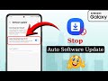 Stop Automatic Software Updates on Samsung | Stop Samsung Auto Update Permanently