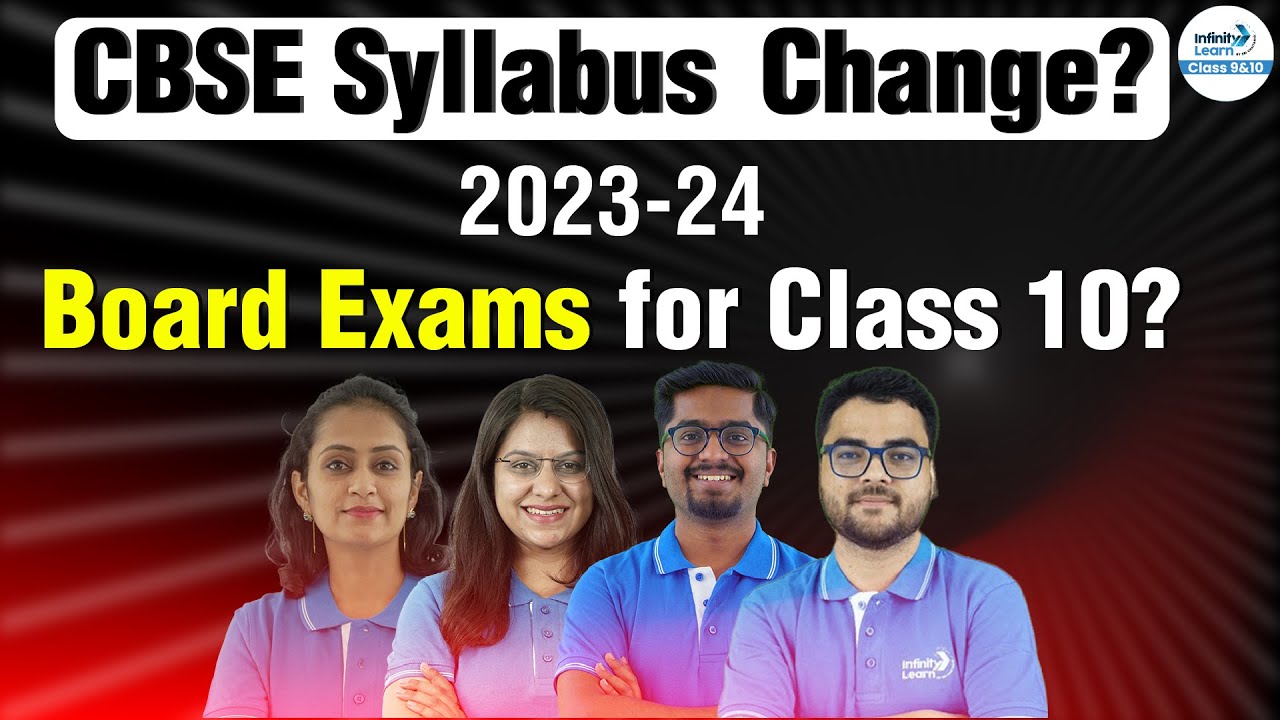 CBSE Syllabus Change 2023-24 || Board Exams For Class 10? || LIVE ...