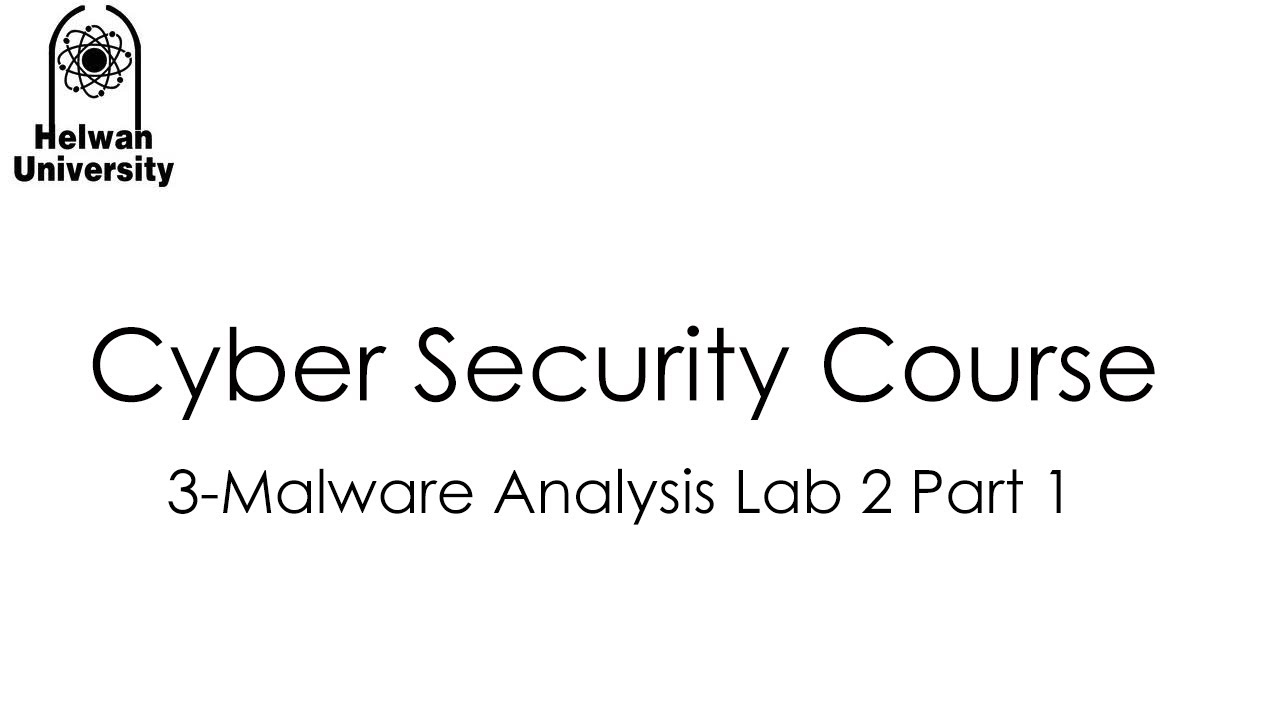 3-Malware Analysis Lab 2 Part 1 - YouTube
