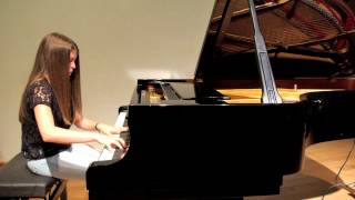 Etude Opus 15 Nr. 9, Serge Bortkiewicz played by my  student Nele Conings - 1080p HD