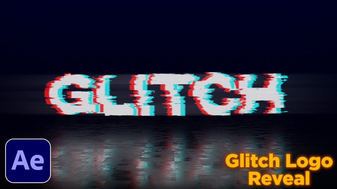 Glitch Logo Animation Tutorial In After Effects Rgb Glitch Effect