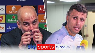 Man City 1-1 Real Madrid: Pep Guardiola and Rodri react to City's Champions League exit