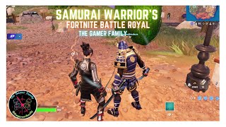 Playing Fortnite as *SAMURAI WARRIORS* duo