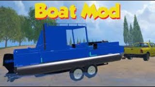 Farming Simulator 2015 - Boat Trailer Mod - Mod Squad