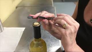 Easy Corkscrew Tutorial - How to Open a Bottle of Wine Like a Pro