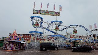 Moerser Kirmes 2023  4K.Rainy Day in Moers City Walk-A Beautiful German City