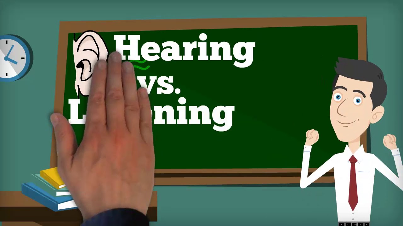 DIFFERENCE BETWEEN LISTENING AND HEARING - YouTube