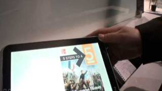 Sharp Galapagos Tablets previewed at CES 2011