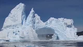 Amazing iceberg and glacier breaking  Giant chunks of ice falling apart