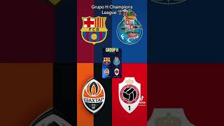Grupo H Champions League #futbol #comedia #championsleague #barcelona #porto #shakhtardonetsk