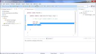 How to tutorial Java: Random numbers