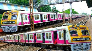 SOUTH EASTERN RAILWAY LOCAL TRAIN AT GHORAGHATA STATION || RUNNING TRAIN ON RAIL LINE || RAIL INDIA