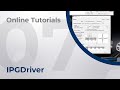 Online Tutorials - 07 - IPGDriver