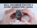 Ball Engineer Master II Diver Worldtime Watch Review | aBlogtoWatch