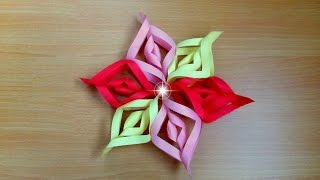 3D Paper Snowflake Tutorial