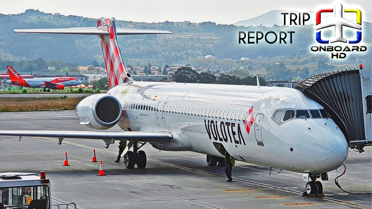 TRIP REPORT | Volotea | Boeing 717 | Bilbao - Palma Mallorca - YouTube