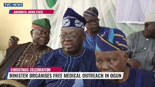 Minister Distributes Palliatives, Organises Medical Outreach In Ogun