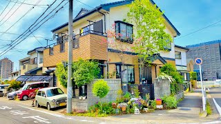 【4K】Neighborhood Walking Tour / Modern Japanese Houses in Nagoya, Japan