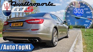 Maserati Quattroporte GTS V8 530HP | 0-303km/h ACCELERATION TOP SPEED \u0026 SOUND by AutoTopNL